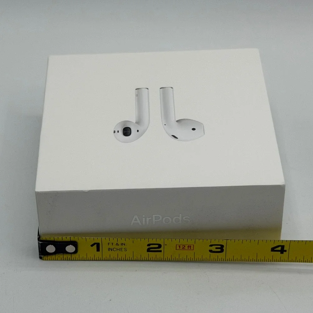 Apple AirPods 2nd Gen Empty Box with Manual MV7N2AM/A A2032 A2031 A1602 White